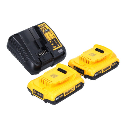 DeWalt DCD 778 D2T Trapano avvitatore con percussione 18V 65Nm in valigetta TSTAK + 2x Batterie 2,0 Ah + Caricabatterie