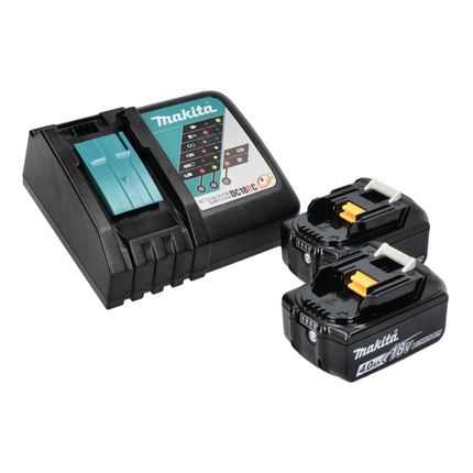 Makita DGP 180 RM cordless grease gun 18 V 690 bar + 2x rechargeable battery 4.0 Ah + charger