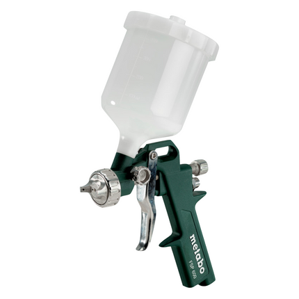 Juego de herramientas de aire comprimido Metabo LPZ 4 (601585000), pistola de soplado + medidor de inflado de neumáticos + pistola de pintura + manguera en espiral
