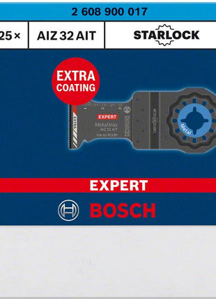Bosch EXPERT AIZ 32 AIT Tauchsägeblatt Starlock 32 x 40 mm 25 Stk. ( 2608900017 ) für Metall Carbide MetalMax - Nachfolger von 2608662035 - Toolbrothers