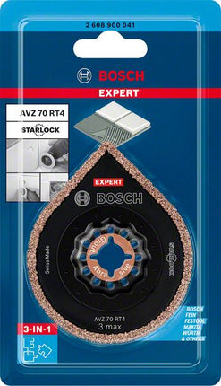 Bosch EXPERT 3 Max AVZ 70 RT4 removedor de mortero Starlock 87 x 70 mm 1 pieza (2608900041) para mortero de carburo - sucesor de 2608661757