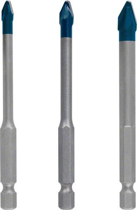 Bosch EXPERT Set di punte in ceramica dura HEX-9 5,0 - 8,0 x 90 mm 3 pezzi ( 2608900595 ) Tecnologia in metallo duro