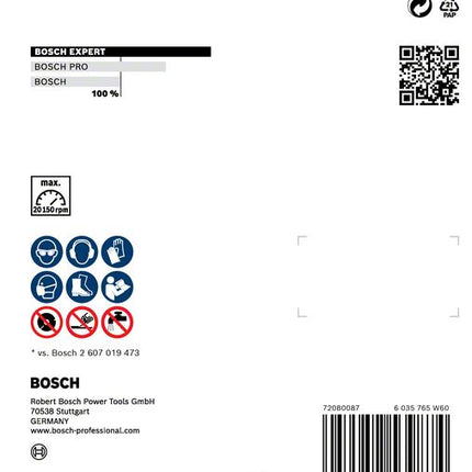 Disque à tronçonner diamanté Bosch Expert Hard Ceramic 76 mm 76 x 1,5 x 10 mm ( 2608900652 ) Diamond Technology - successeur de 2608615020