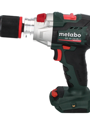 Metabo SB 18 LTX BL I Trapano a percussione a batteria 18 V 130 Nm brushless + 2x batteria 8,0 Ah + caricabatterie + metaBOX