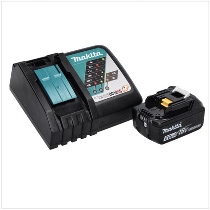 Trapano a percussione a batteria Makita DHP 485 RT1 18 V 50 Nm brushless + 1x batteria ricaricabile 5,0 Ah + caricabatterie
