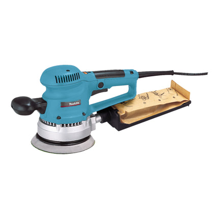 Makita BO 6030 JX random orbital sander 310 watts 150 mm + sandpaper + Makpac