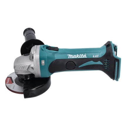 Smerigliatrice angolare a batteria Makita DGA 452 RGJ 18 V 115 mm + 2x batteria ricaricabile 6,0 Ah + caricabatterie + Makpac