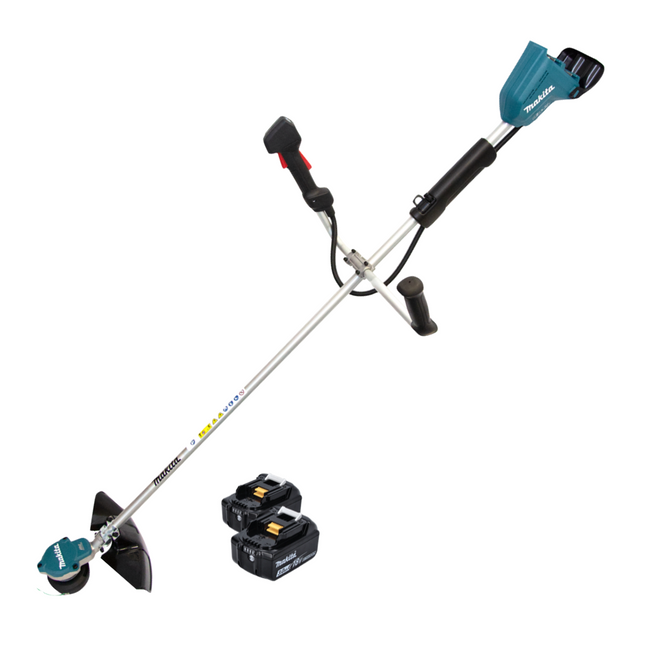 Makita DUR 368 AF Cordless brush cutter 36 V ( 2 x 18 V ) two-handle brushless + 2x battery 3.0 Ah - without charger