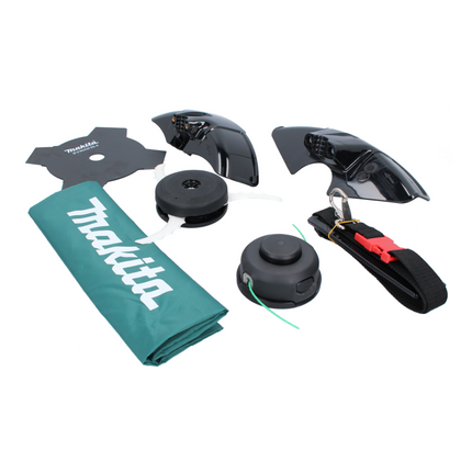 Makita DUR 368 APG Akumulatorowa wykaszarka szczotkowa 36 V ( 2 x 18 V ) dwuręczna bezszczotkowa + 2x akumulator 6,0 Ah + ładowarka