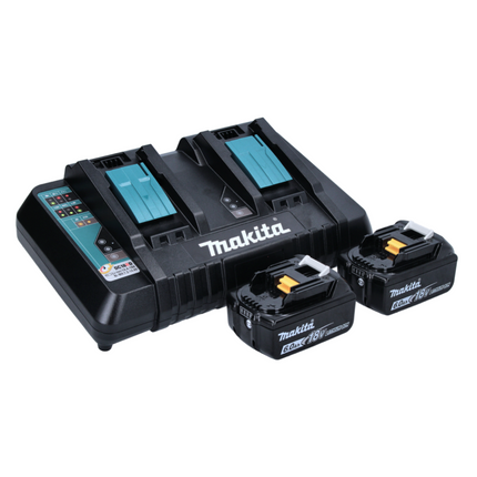 Makita DUR 368 APG Akumulatorowa wykaszarka szczotkowa 36 V ( 2 x 18 V ) dwuręczna bezszczotkowa + 2x akumulator 6,0 Ah + ładowarka