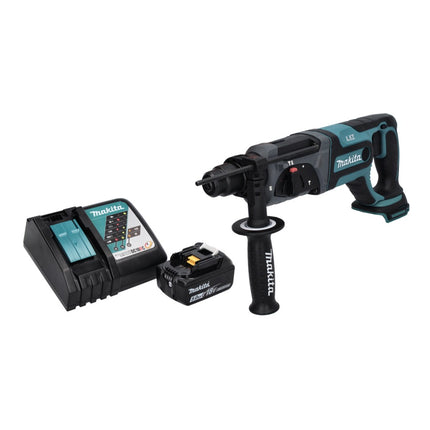 Makita DHR 241 RT1 cordless hammer drill 18 V 2.0 J SDS plus + 1x rechargeable battery 5.0 Ah + charger