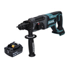 Makita DHR 241 G1 cordless hammer drill 18 V 2.0 J SDS plus + 1x rechargeable battery 6.0 Ah - without charger