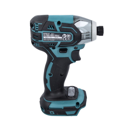 Avvitatore a impulsi a batteria Makita DTS 141 RF 18 V 40 Nm 1/4" brushless + 2x batteria ricaricabile 3,0 Ah + caricabatterie