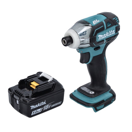 Makita DTS 141 T1 akumulatorowa wkrętarka impulsowa 18 V 40 Nm 1/4" bezszczotkowa + 1x akumulator 5,0 Ah - bez ładowarki