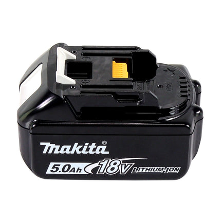 Makita DTS 141 T1J atornillador de impulsos sin cable 18 V 40 Nm 1/4" sin escobillas + 1x batería recargable 5,0 Ah + Makpac - sin cargador