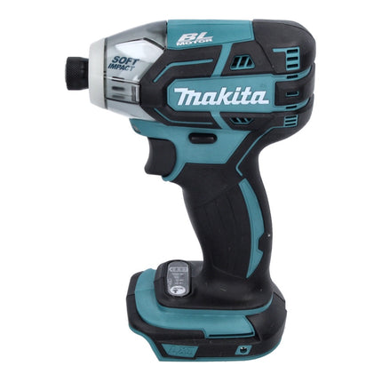 Makita DTS 141 G1J atornillador de impulsos sin cable 18 V 40 Nm 1/4" sin escobillas + 1x batería recargable 6,0 Ah + Makpac - sin cargador