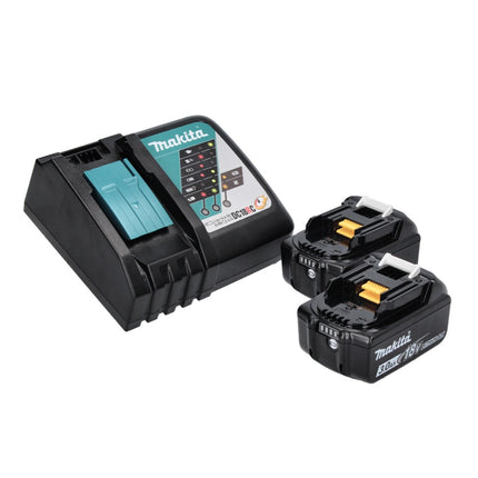 Makita DCL 180 RF B aspirador a batería 18 V negro + 2x baterías 3,0 Ah + cargador