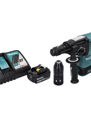 Trapano a percussione a batteria Makita DHR 243 RF1 18 V SDS plus Brushless + 1x batteria ricaricabile 3,0 Ah + caricabatterie