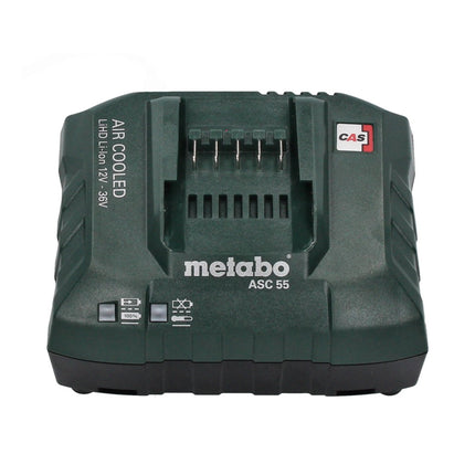 Metabo 18 V LiHD Basis Set + 4x Akku 10,0 Ah + 2x ASC 55 Ladegerät + metaBOX