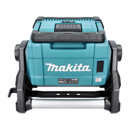 Makita DML 809 RT faretto da cantiere LED a batteria 18 V 10000 lm + 2x batteria ricaricabile 5,0 Ah + caricabatterie