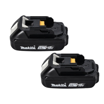 Makita Power Source Kit 18 V with 2x BL 1820 B 2.0 Ah battery ( 197254-9 ) + DC 18 SH double charger ( 199687-4 ) + Makpac