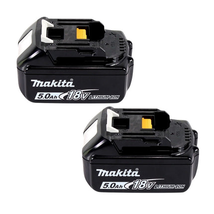 Makita Power Source Kit 18 V avec 2x BL 1850 B5,0 Ah batterie ( 197280-8 ) + DC 18 SH double chargeur ( 199687-4 )