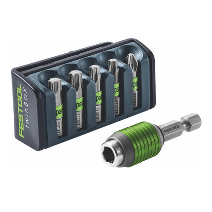 Festool TID 18-Basic akumulatorowy klucz udarowy 18 V 180 Nm 1/4" ( 576481 ) + 6 szt. zestaw bitów + systainer - bez akumulatora, bez ładowarki