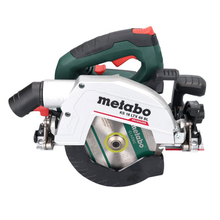 Metabo KS 18 LTX 66 BL Akumulatorowa pilarka tarczowa 18 V 165 mm + 2x akumulator 10,0 Ah + ładowarka + metaBOX