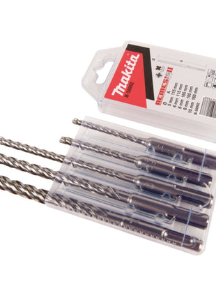 Makita DHR 243 Z Akumulatorowa wiertarko-wkrętarka udarowa 18 V 2,0 J SDS plus Brushless + 5-częściowy zestaw wierteł - bez akumulatora, bez ładowarki
