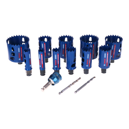 Bosch EXPERT Tough Material Set di Seghe a tazza  20 - 76 mm / 14 pz. ( 2608900447 ) Carburo Universal - Successore del 2608594185