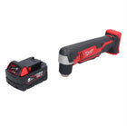 Milwaukee C18 RAD-501 Perceuse-visseuse d'angle sans fil 18 V 20 Nm + 1x batterie 5,0 Ah - sans chargeur
