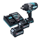 Makita TW 001 GD201 Clé à chocs sans fil 40 V max. 1800 Nm Brushless XGT + 2x batteries 2,5 Ah + chargeur