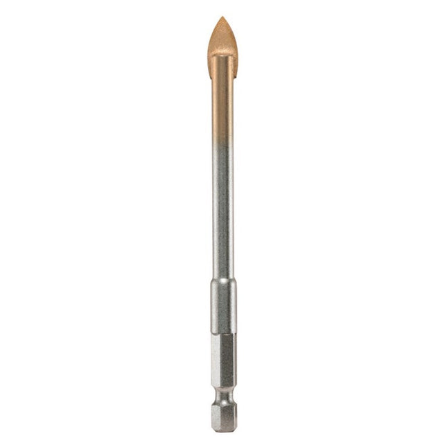 Broca para vidrio Alpen Professional de carburo de vidrio, 6,0 x 105 mm, 1/4"