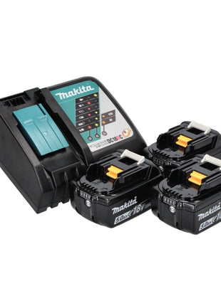 Makita DDF 484 RT3J Akku Bohrschrauber 18 V 54 Nm Brushless + 3x Akku 5,0 Ah + Ladegerät + Makpac