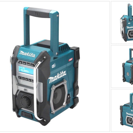 Makita MR 003 GZ Radio de chantier sans fil 12 V - 40 V DAB DAB+ FM 3,5 mm AUX USB IP64 - sans batterie, sans chargeur