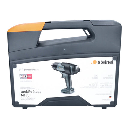 Steinel mobile heat MH 5 Cordless Heat Gun 50 - 500 °C 18V - CAS + 1x Battery 5.5 Ah + Case - without charger