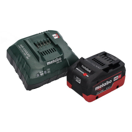 Metabo SXA 18 LTX 125 BL levigatrice rotorbitale a batteria 18 V 125 mm brushless + 1x batteria ricaricabile 5,5 Ah + caricatore + metaBOX