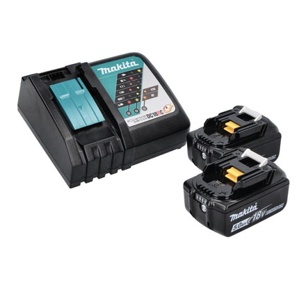 Makita DCL 280 FRT cordless hoover 18 V brushless + 2x battery 5.0 Ah + charger
