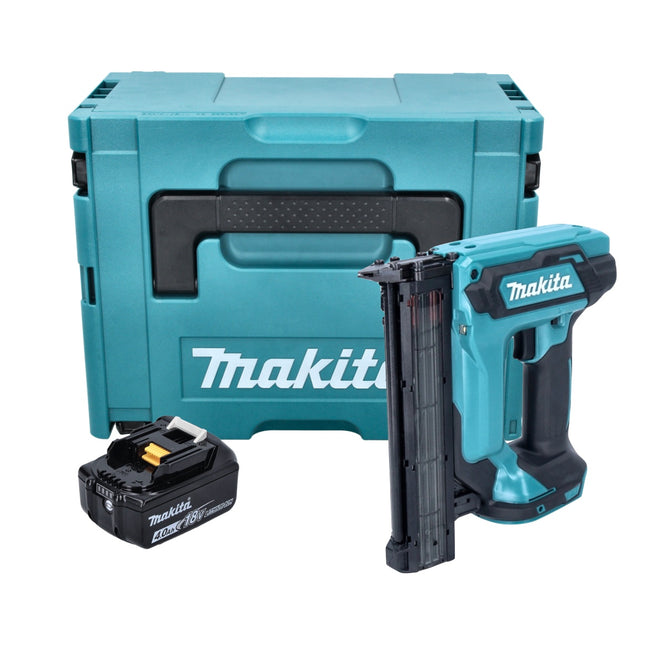 Makita DFN 350 M1J cordless upright nailer 18 V 15 - 35 mm + 1x rechargeable battery 4.0 Ah + Makpac - without charger