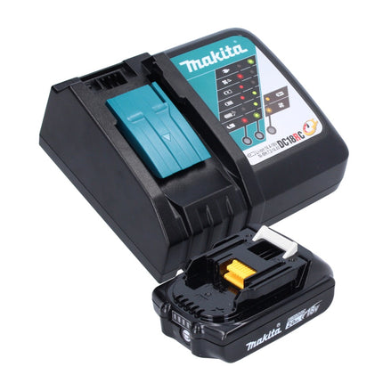 Makita DPO 500 RA1 Akku Exzenterpolierer 18 V 125 mm Brushless + 1x Akku 2,0 Ah + Ladegerät