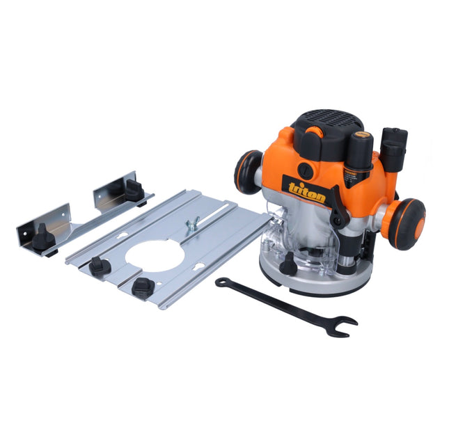 Triton MOF001 Fresadora 1400 W 59 mm carrera + tope
