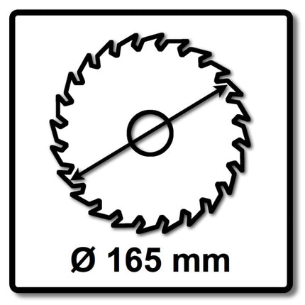 Makita CMSF16560E SPECIALIZED EFFICUT Sägeblatt 165 x 1,85 x 20 mm ( B-69864 ) 60 Zähne für Holz - Toolbrothers