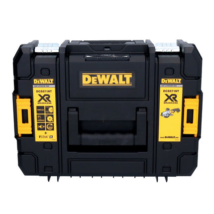 Sega circolare a batteria DeWalt DCS 571 18 V 115 mm senza spazzole + 1x batteria 5,0 Ah + TSTAK - senza caricabatterie