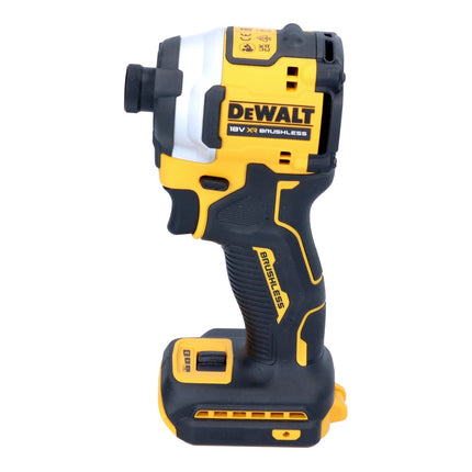 Llave de impacto a batería DeWalt DCF 850 ​​​​L1 18 V 205 Nm 1/4" sin escobillas + 1x batería 3,0 Ah + cargador + TSTAK