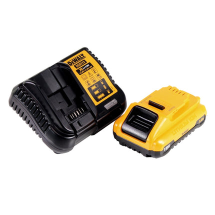 Taladro percutor a batería DeWalt DCH 172 L1 18 V 16 mm 1,4 julios SDS plus sin escobillas + 1x batería 3,0 Ah + cargador + TSTAK