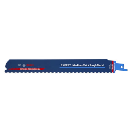 Bosch EXPERT Hoja de sierra de sable para metal duro de grosor medio S 1155 HHM 225 mm 10 piezas ( 2608900376 ) Tecnología de metal duro