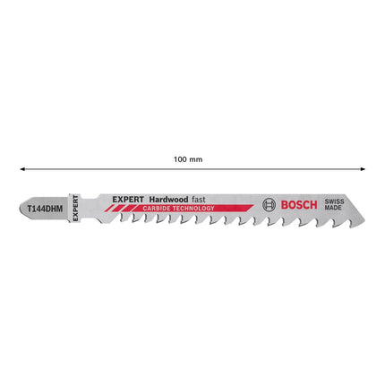 Bosch Expert T 144 DHM Hardwood Fast Jigsaw Blade Set 3 pcs. ( 2608900541 ) Carbide Technology
