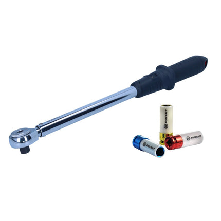 Facom S.209-200PB Drehmomentschlüssel 1/2" 40 - 200 Nm ISO 6789 + Rodcraft RS413WP Stecknuss Set