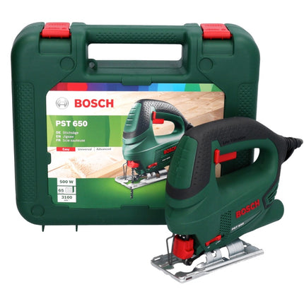 Scie sauteuse Bosch PST 650 500 watts, emmanchement SDS ( 06033A0700 ) + coffret