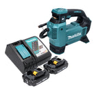 Makita DMP 181 RA cordless compressor 18 V 11.1 bar + 2x rechargeable battery 2.0 Ah + charger